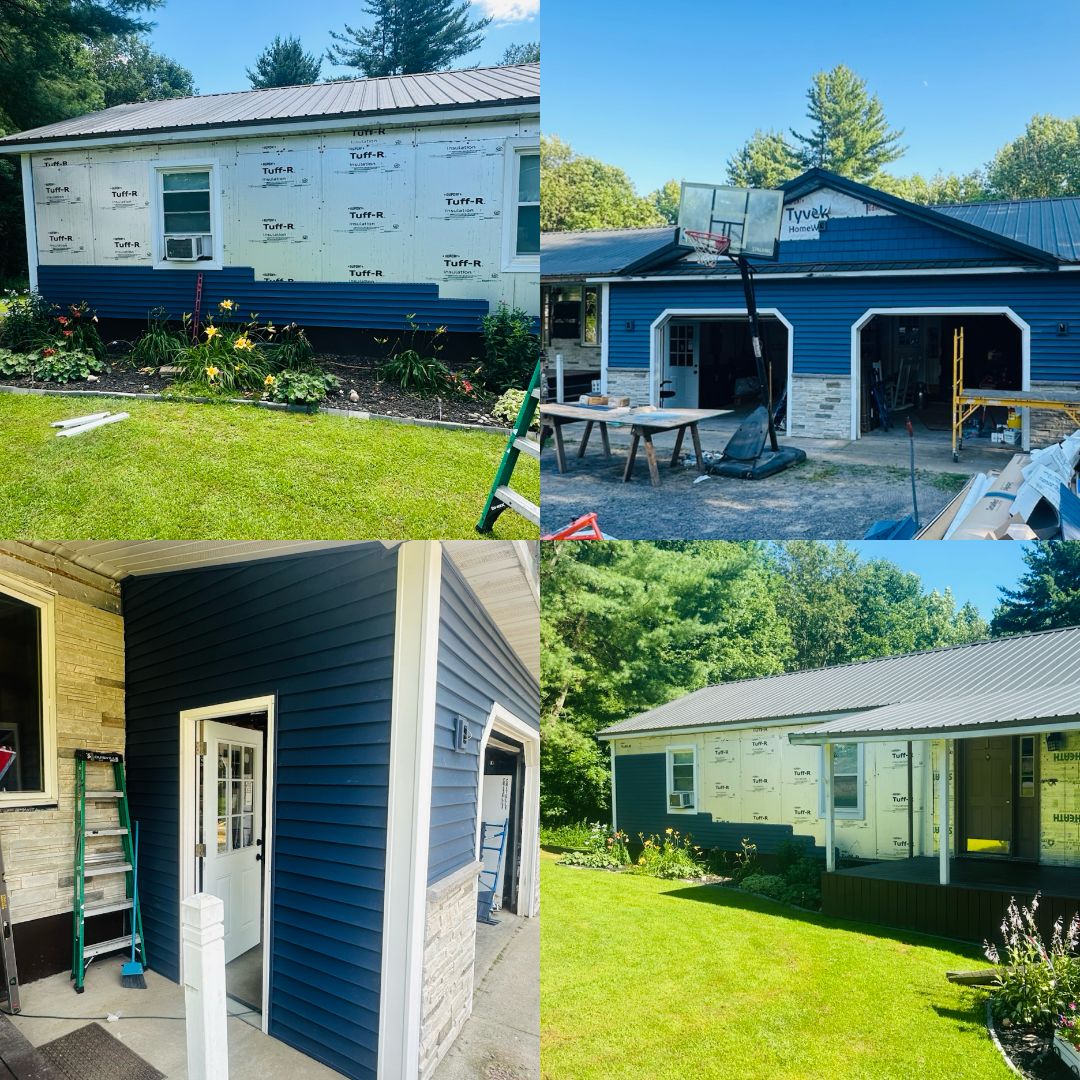 Siding installation