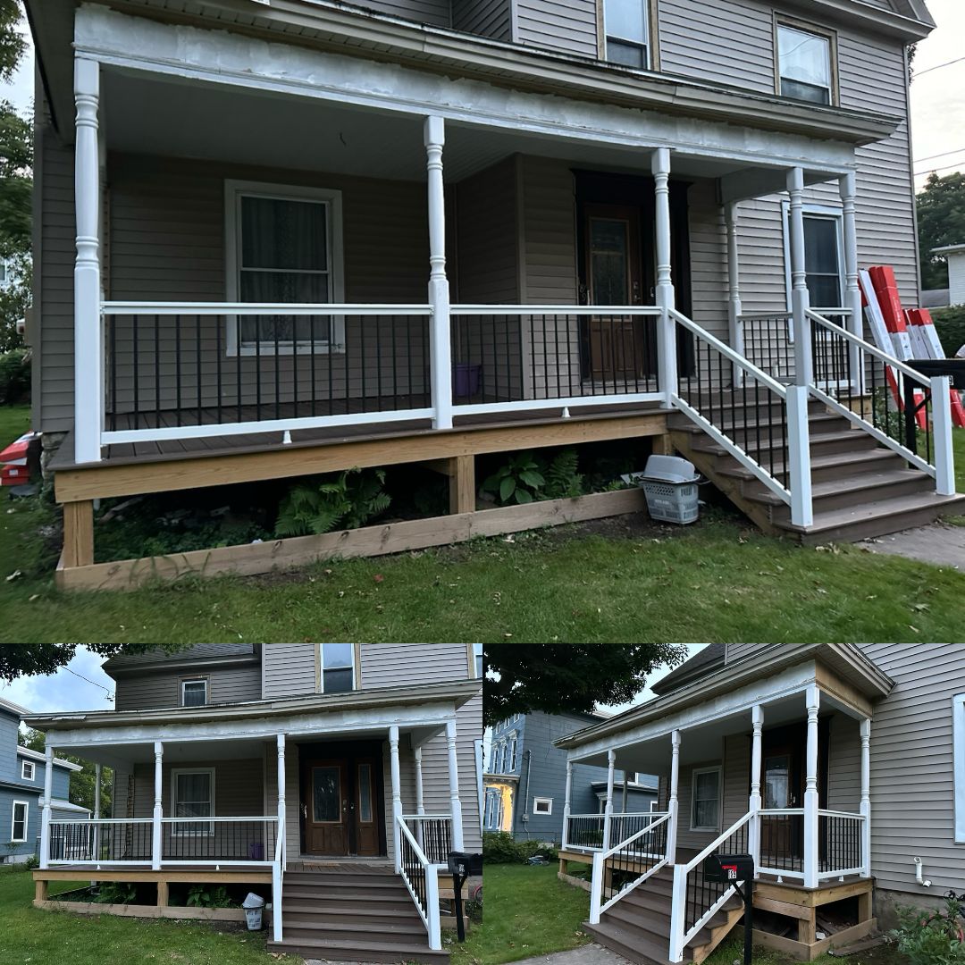Elegant and modern porch